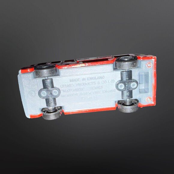 Vintage 1969 Lesney Matchbox Merryweather Fire Engine No.35 Red United Kingdom - Picture 6 of 9